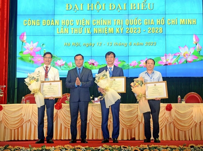 Đại hội điểm Công đoàn Học viện Chính trị quốc gia Hồ Chí Minh thành công tốt đẹp