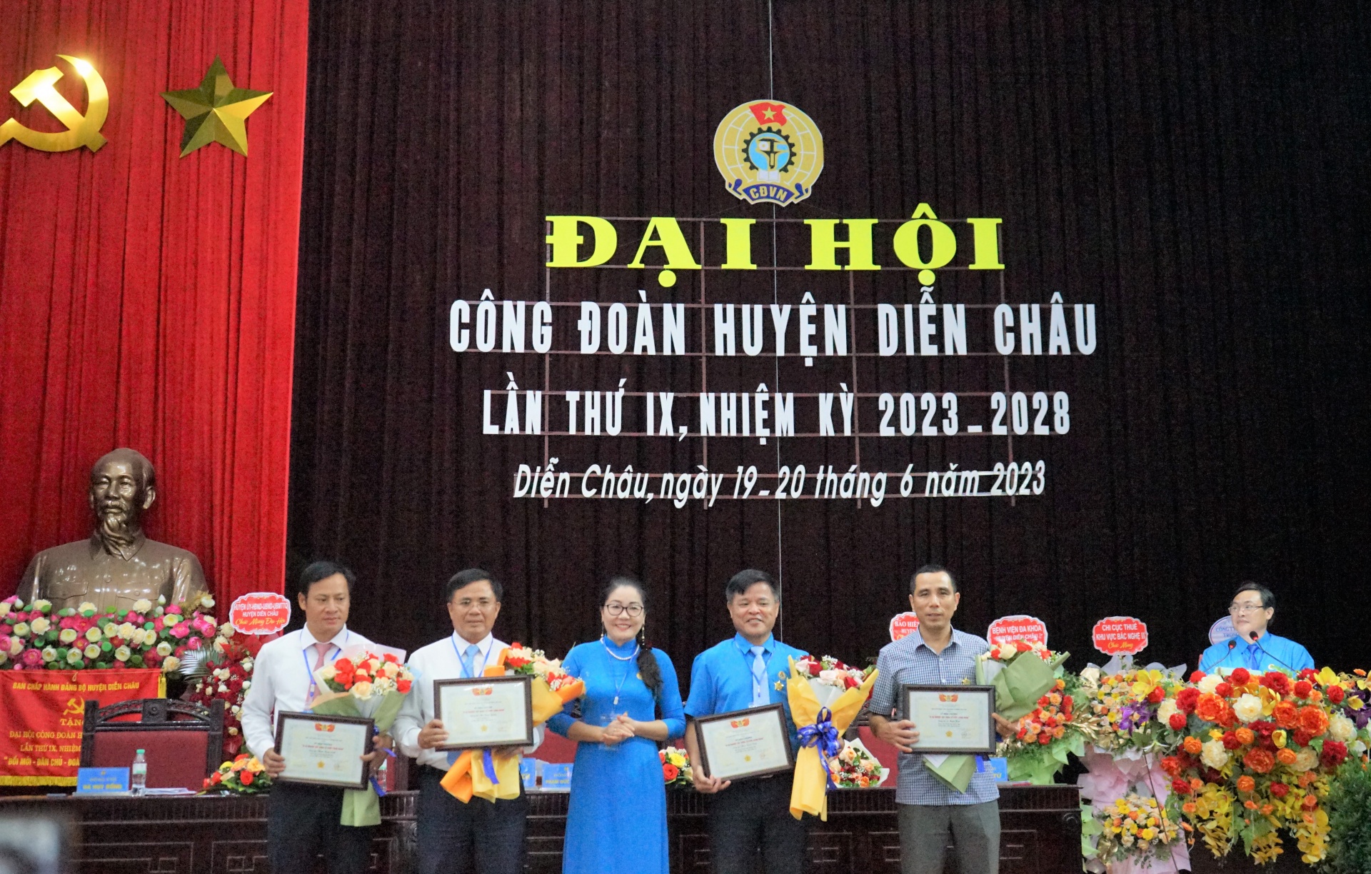 Công đoàn huyện Diễn Châu: Một nhiệm kỳ đạt kết quả toàn diện, nổi bật Công đoàn huyện Diễn Châu: Một nhiệm kỳ đạt kết quả toàn diện, nổi bật