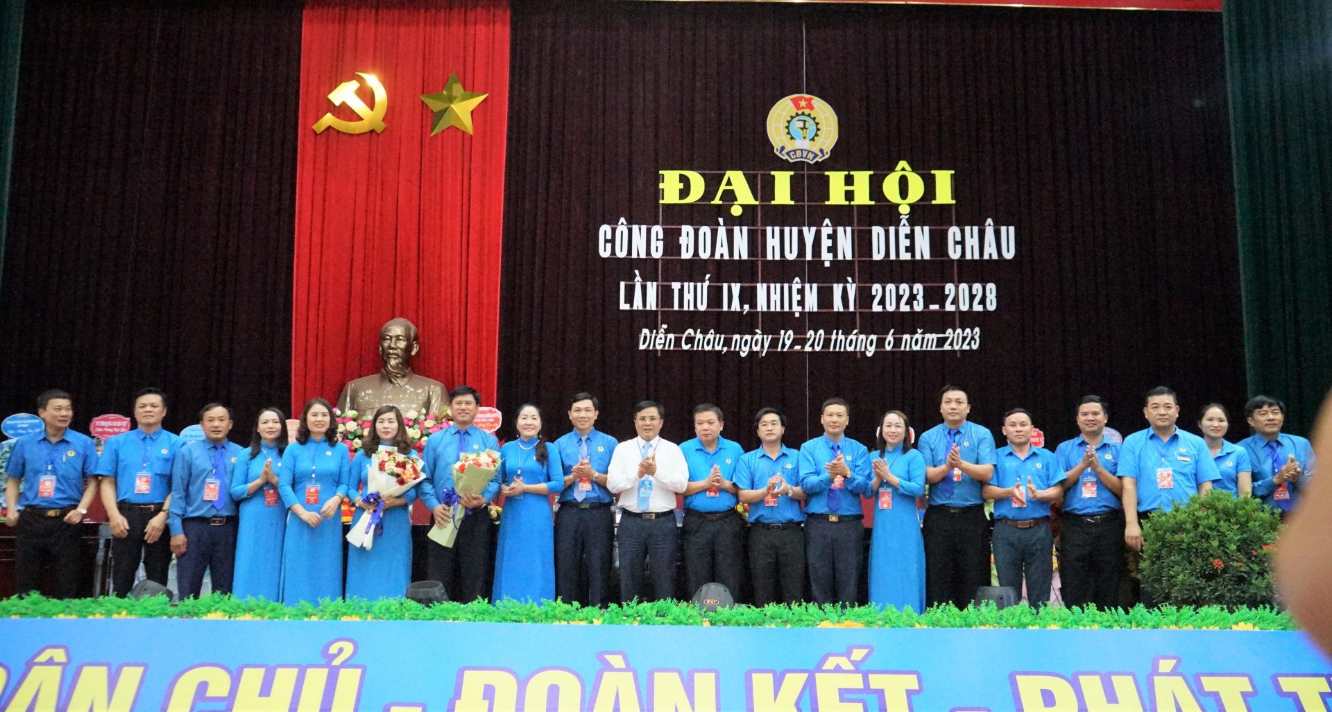 Công đoàn huyện Diễn Châu: Một nhiệm kỳ đạt kết quả toàn diện, nổi bật Công đoàn huyện Diễn Châu: Một nhiệm kỳ đạt kết quả toàn diện, nổi bật