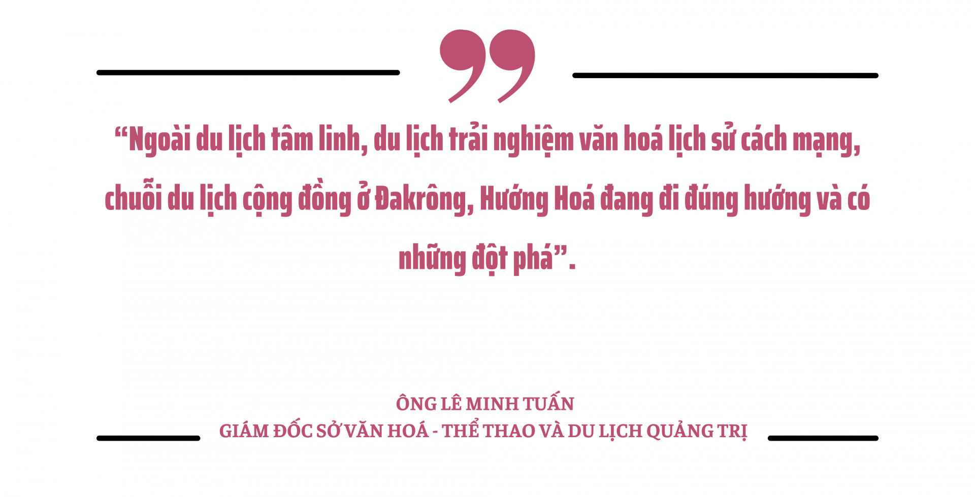Hướng đi mới của du lịch miền Tây Quảng Trị