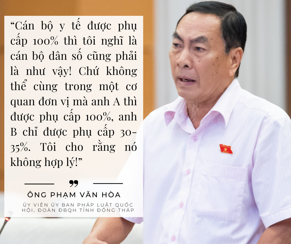 “Sẽ nghiên cứu, đề xuất mở rộng đối tượng, tăng phụ cấp cho cán bộ y tế” “Sẽ nghiên cứu, đề xuất mở rộng đối tượng, tăng phụ cấp cho cán bộ y tế”