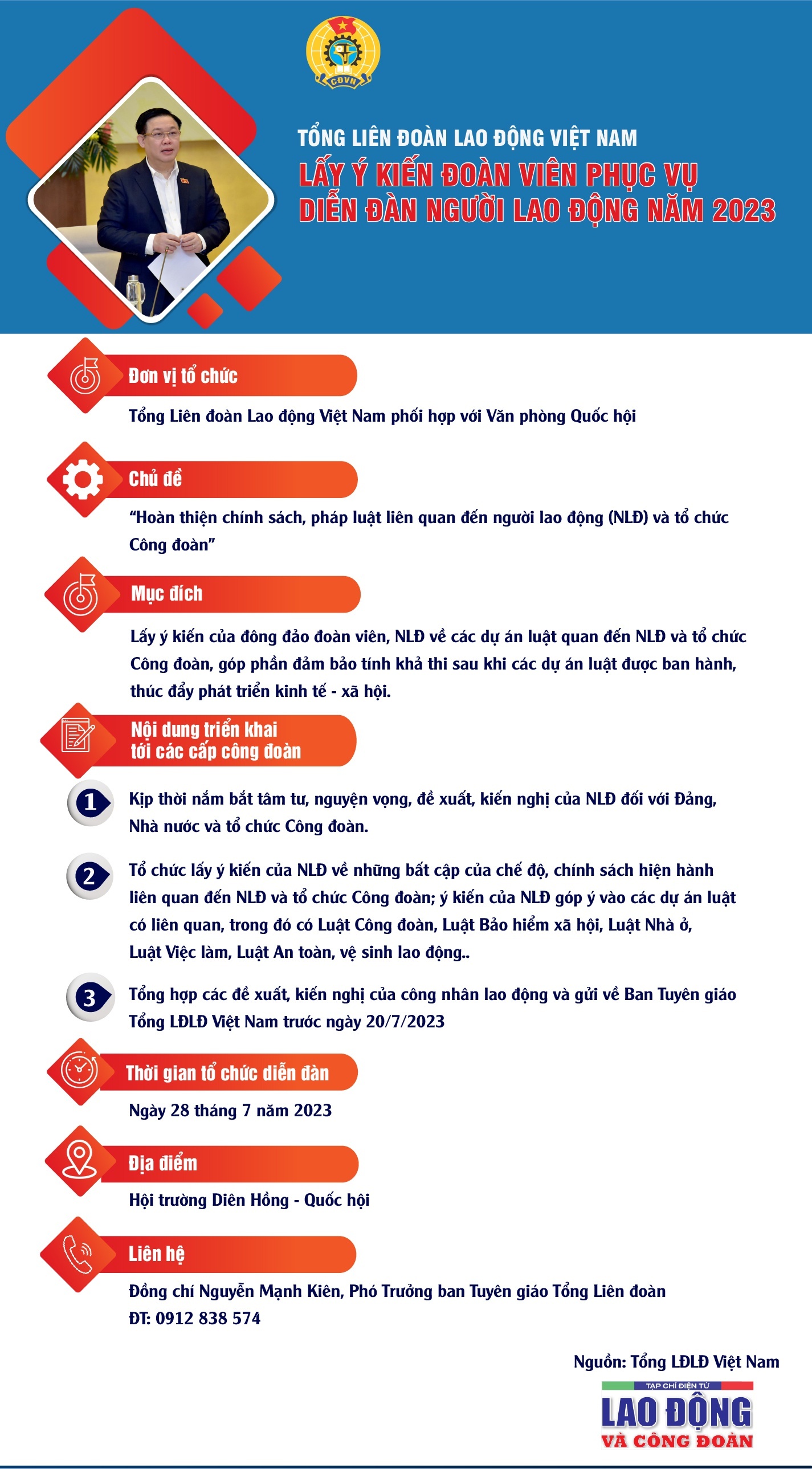 Rất nhiều kiến nghị của viên chức dân số về Nghị định 05 gửi đến Tổng LĐLĐ Việt Nam