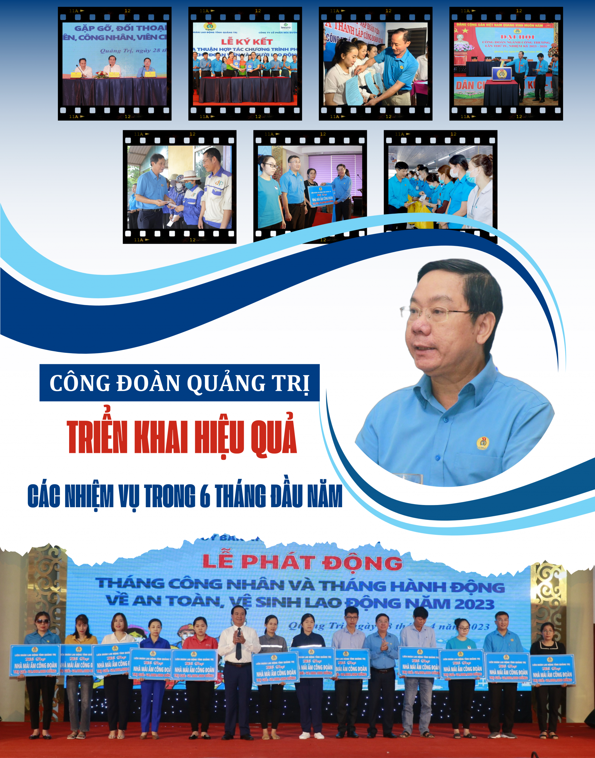 Công đoàn Quảng Trị: Triển khai hiệu quả các nhiệm vụ trong 6 tháng đầu năm Công đoàn Quảng Trị: Triển khai hiệu quả các nhiệm vụ trong 6 tháng đầu năm