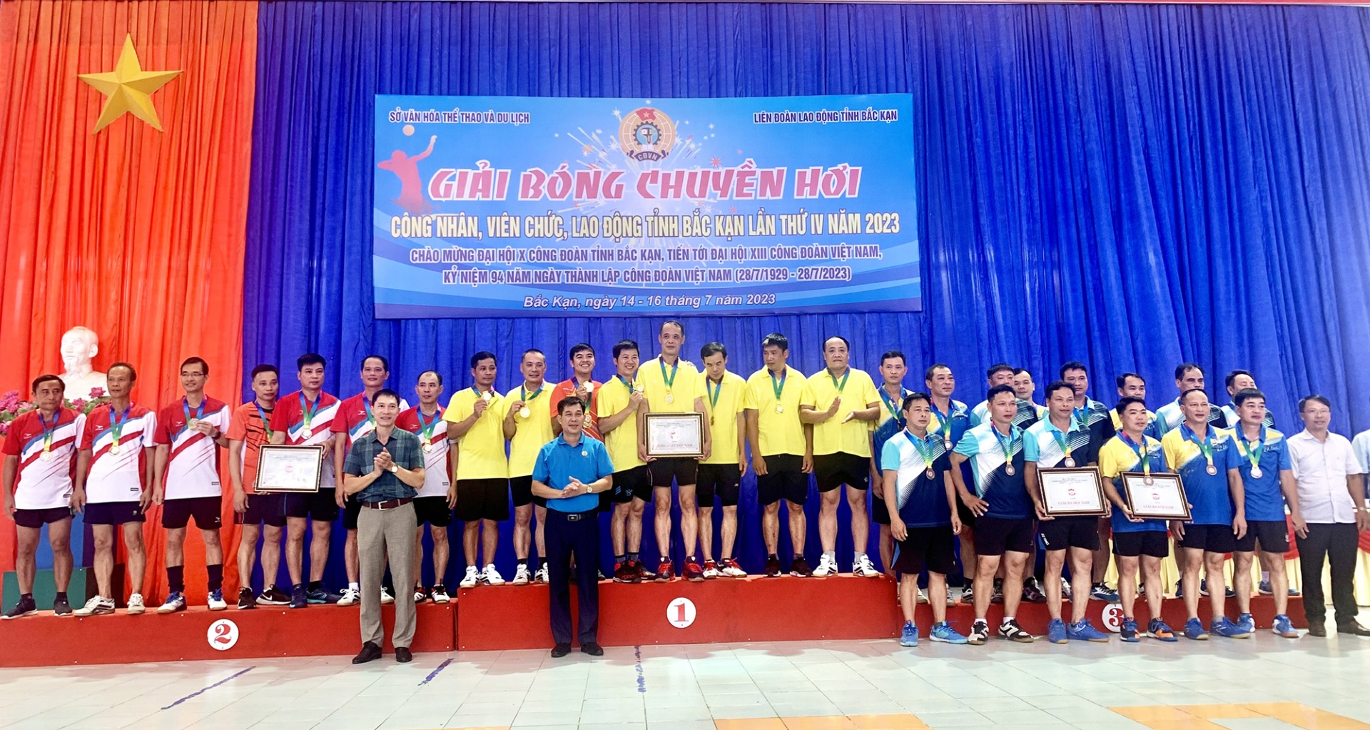 Giải bóng chuyền hơi CNVCLĐ tỉnh Bắc Kạn lần thứ IV thành công tốt đẹp