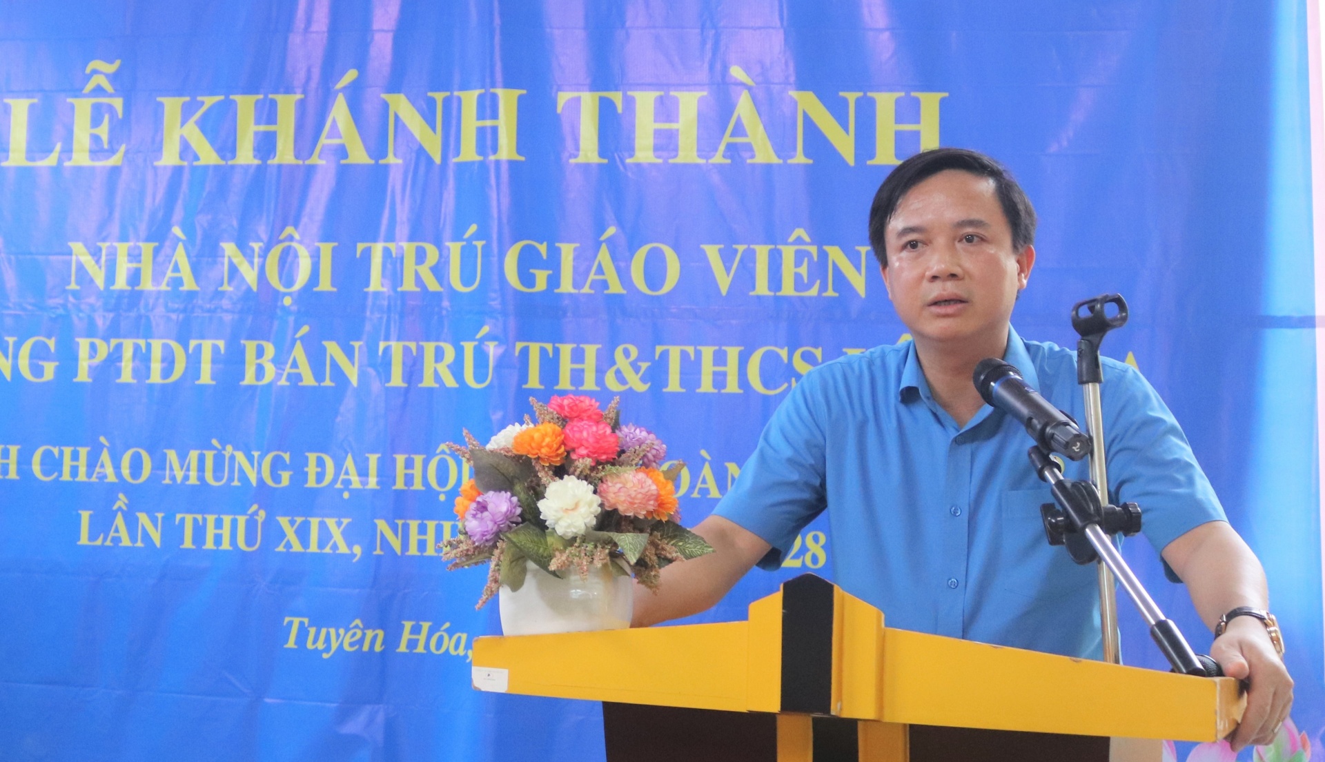 Khánh thành công trình chào mừng Đại hội Công đoàn tỉnh Quảng Bình lần thứ XIX