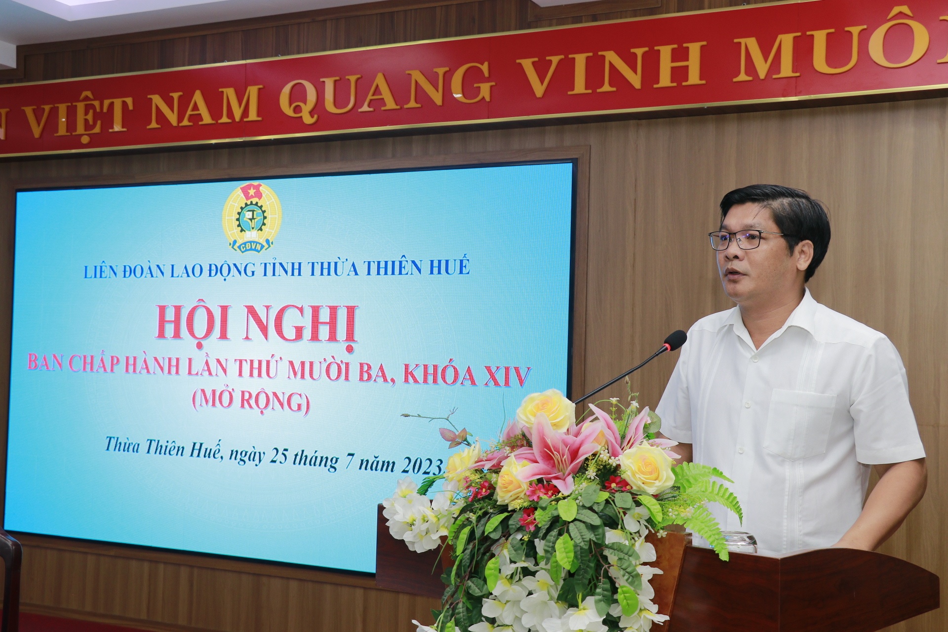 Công đoàn Thừa Thiên Huế: Quyết tâm hoàn thành các nhiệm vụ, chỉ tiêu đề ra Công đoàn Thừa Thiên Huế: Quyết tâm hoàn thành các nhiệm vụ, chỉ tiêu đề ra