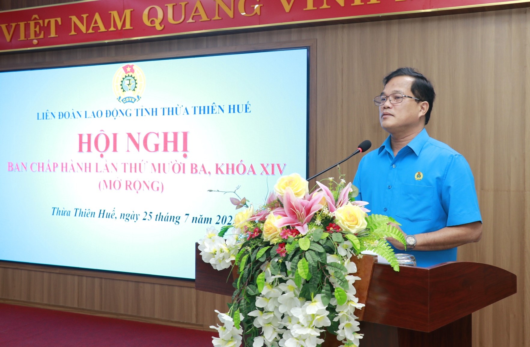 Công đoàn Thừa Thiên Huế: Quyết tâm hoàn thành các nhiệm vụ, chỉ tiêu đề ra Công đoàn Thừa Thiên Huế: Quyết tâm hoàn thành các nhiệm vụ, chỉ tiêu đề ra