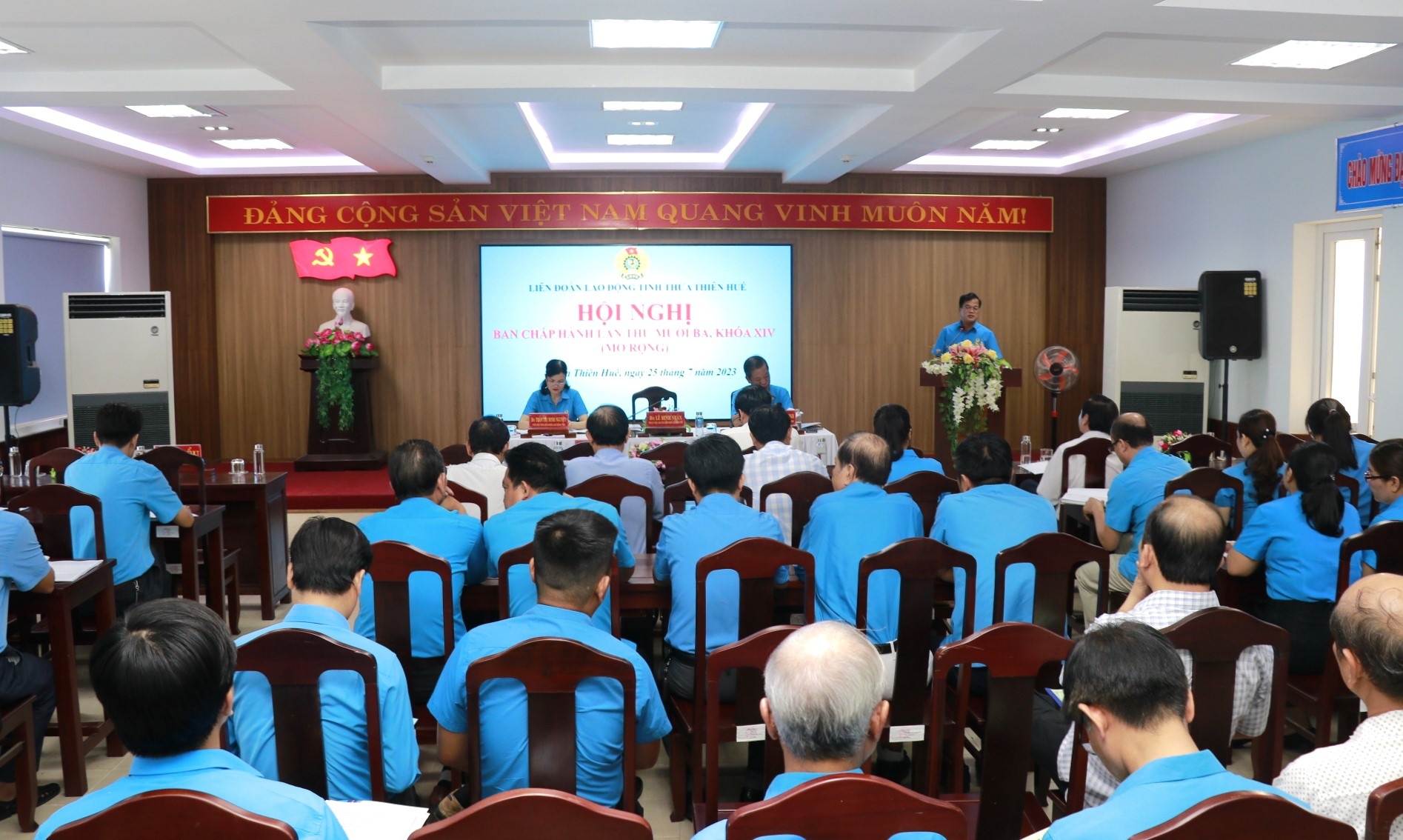 Công đoàn Thừa Thiên Huế: Quyết tâm hoàn thành các nhiệm vụ, chỉ tiêu đề ra Công đoàn Thừa Thiên Huế: Quyết tâm hoàn thành các nhiệm vụ, chỉ tiêu đề ra