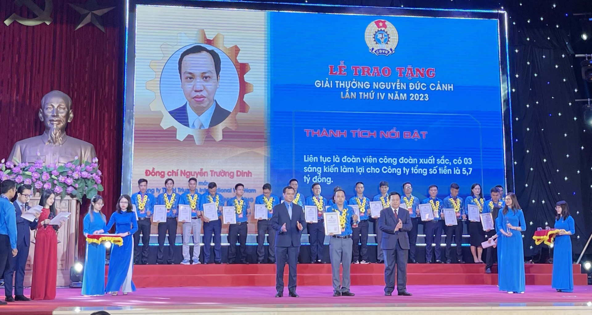 Bình Dương có 7 người lao động tiêu biểu dược nhận Giải thưởng Nguyễn Đức Cảnh Bình Dương có 7 người lao động tiêu biểu dược nhận Giải thưởng Nguyễn Đức Cảnh