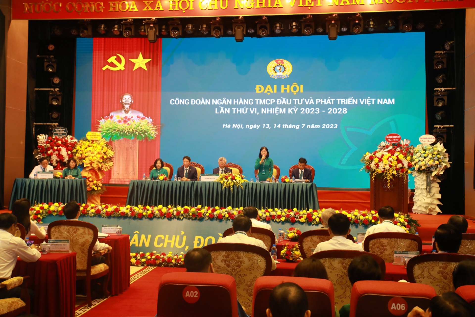 Đại hội Công đoàn Ngân hàng BIDV lần thứ VI, nhiệm kỳ 2023 – 2028 thành công tốt đẹp