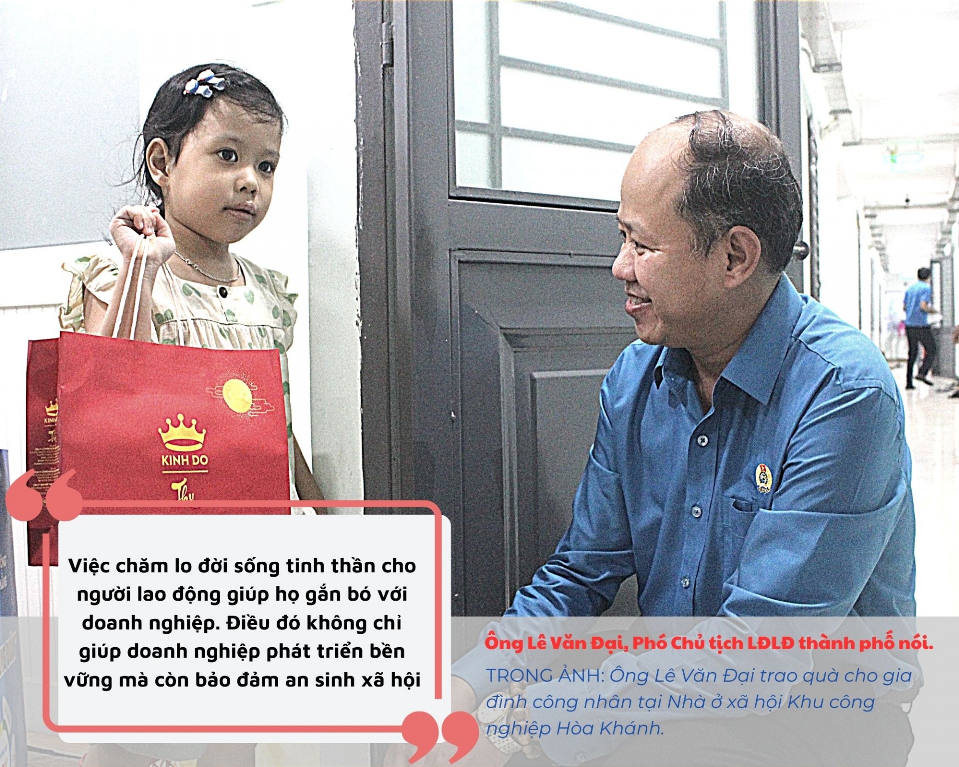 Quan tâm chăm lo, đời sống công nhân, người lao động Quan tâm chăm lo, đời sống công nhân, người lao động