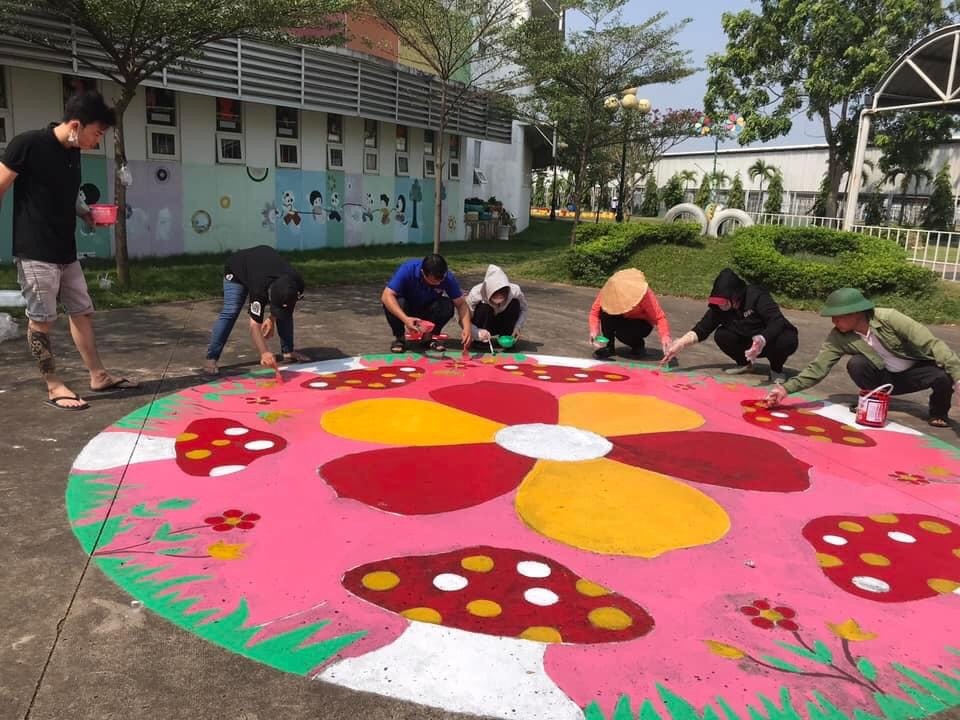 Để con công nhân có một môi trường học tập đạt chuẩn