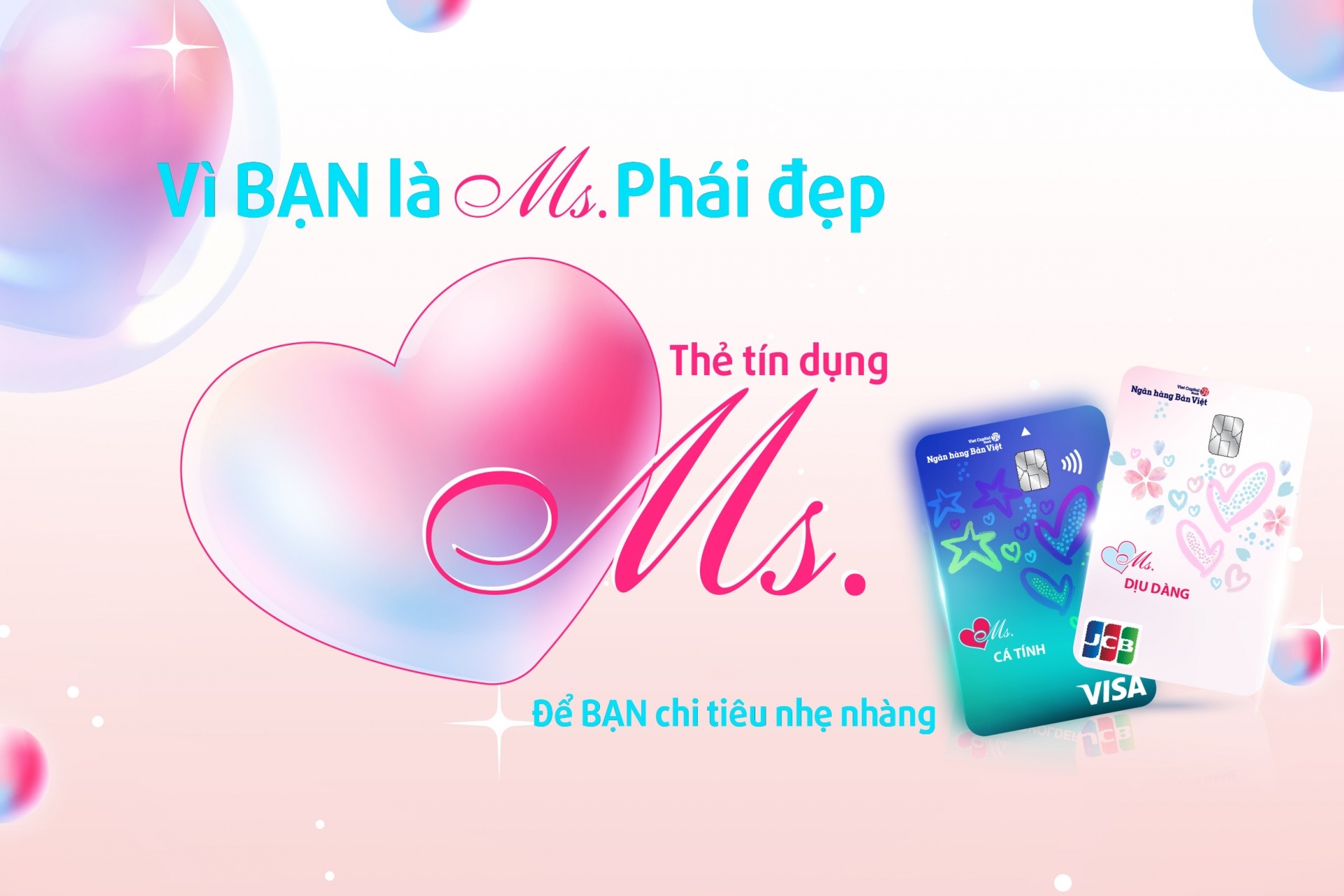 BVBank ra mắt thẻ tín dụng dành riêng cho phái đẹp, ưu đãi hoàn tiền đến 10%