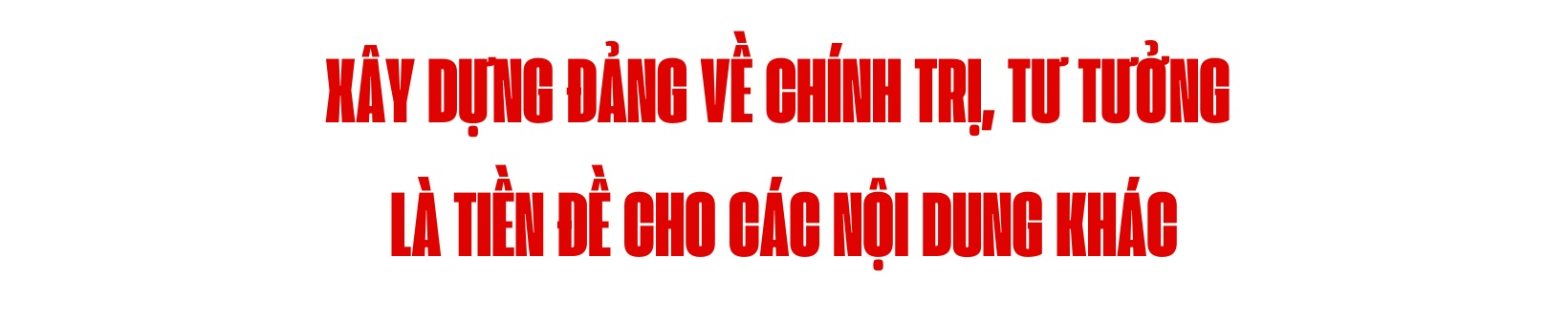 Xây dựng Đảng về chính trị, tư tưởng: Lấy quan điểm của Chủ tịch HCM làm nòng cốt Xây dựng Đảng về chính trị, tư tưởng: Lấy quan điểm của Chủ tịch HCM làm nòng cốt