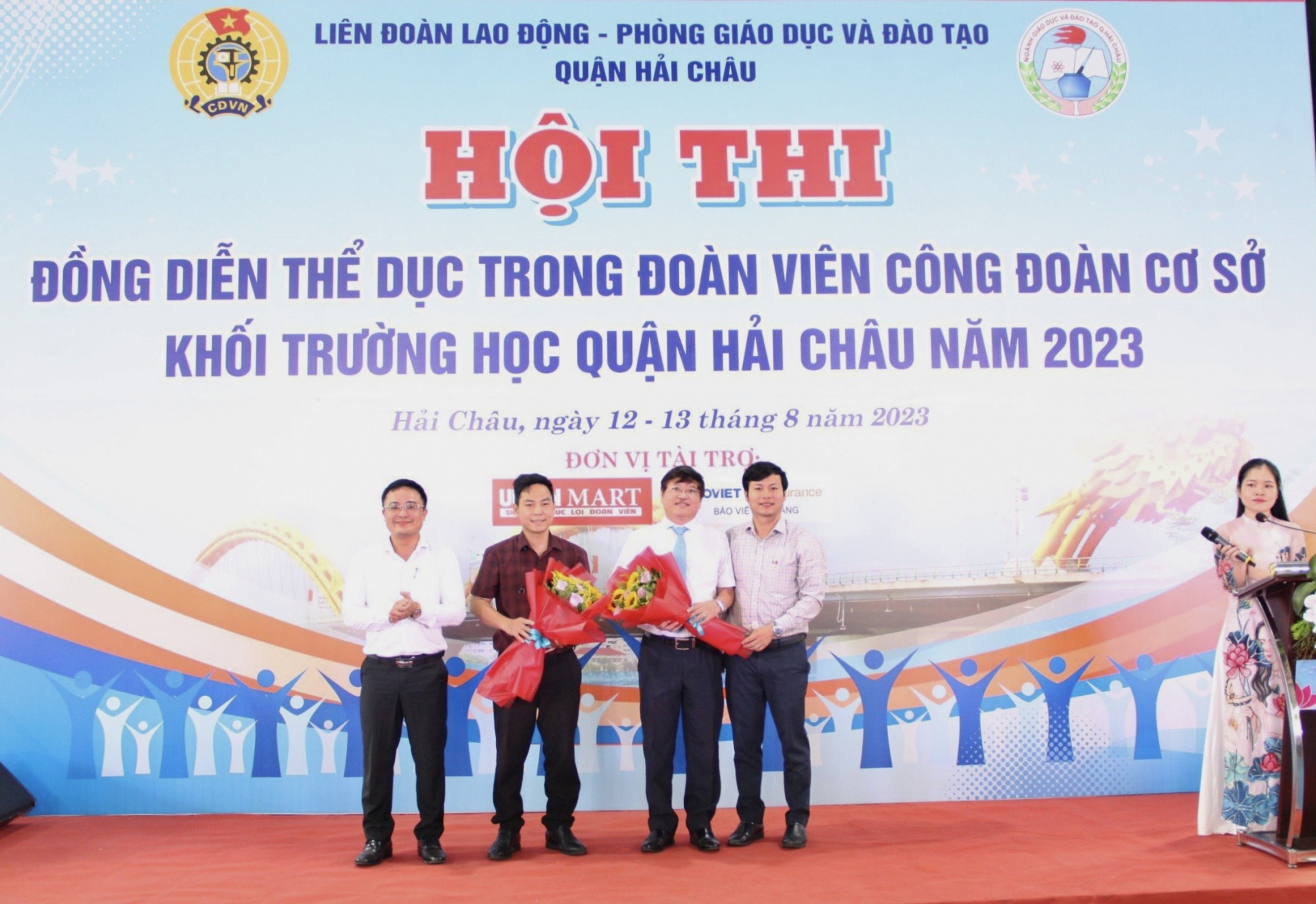 LĐLĐ quận Hải Châu: Sôi nổi hội thi đồng diễn thể dục giữa giờ LĐLĐ quận Hải Châu: Sôi nổi hội thi đồng diễn thể dục giữa giờ