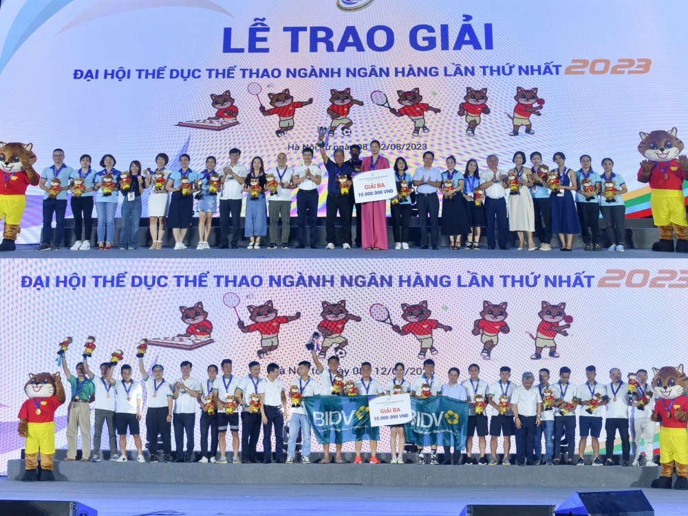Bế mạc Đại hội TDTT ngành Ngân hàng lần thứ Nhất, năm 2023 Bế mạc Đại hội TDTT ngành Ngân hàng lần thứ Nhất, năm 2023