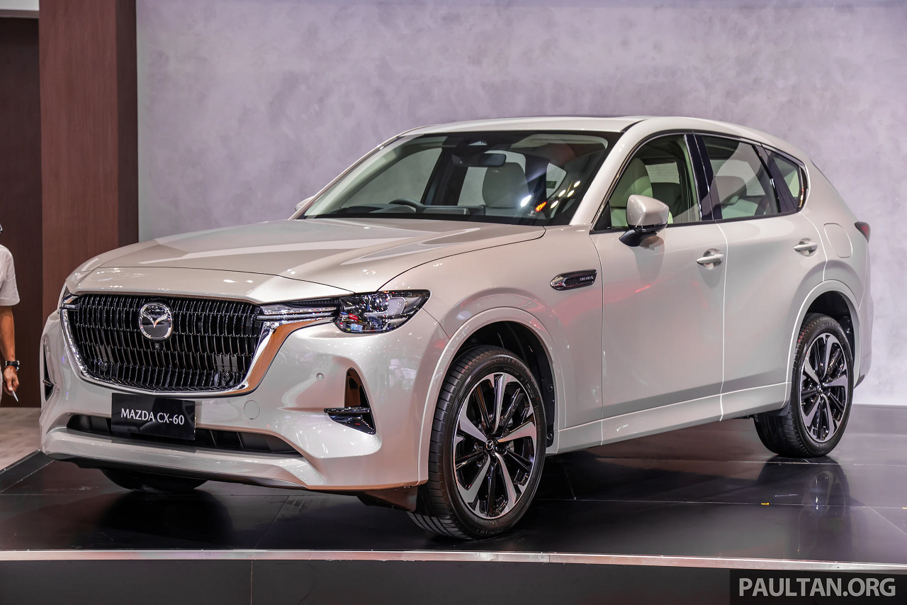 Mazda CX-60 trang bị động cơ 3.3L hybrid, giá gần 1,9 tỷ đồng tại Indonesia Mazda CX-60 trang bị động cơ 3.3L hybrid, giá gần 1,9 tỷ đồng tại Indonesia