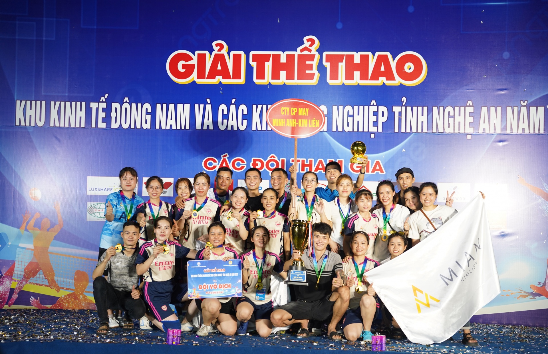 Giải thể thao KKT, KCN tỉnh Nghệ An năm 2023 mang lại nhiều niềm vui cho người lao động Giải thể thao KKT, KCN tỉnh Nghệ An năm 2023 mang lại nhiều niềm vui cho người lao động