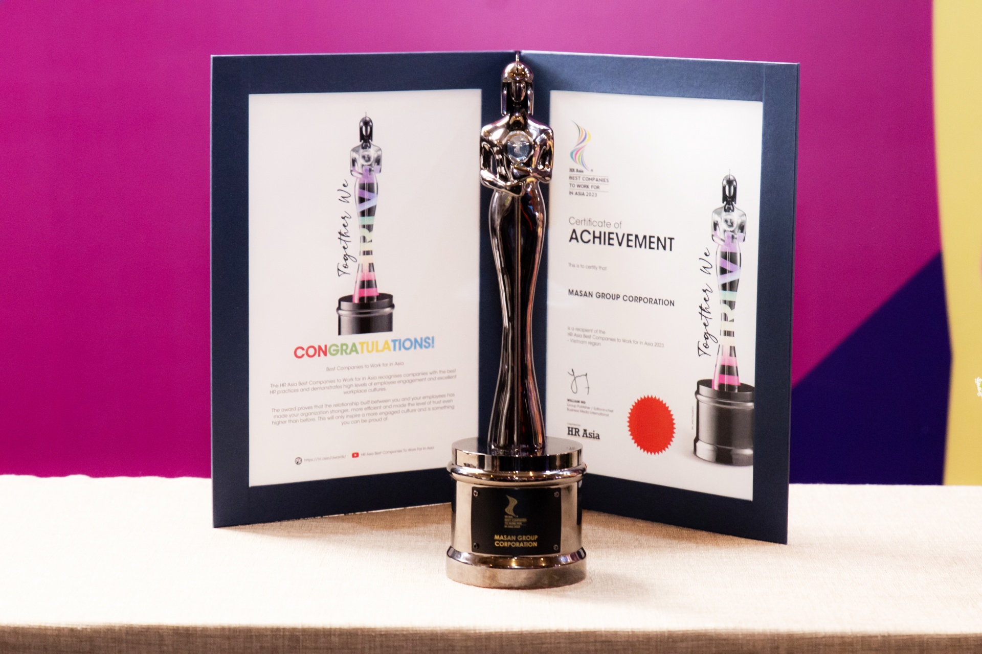 Masan khẳng định thương hiệu bằng những giải thưởng lớn trong và ngoài nước