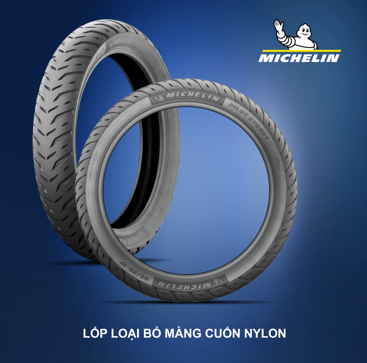 Michelin loại bỏ cuốn nylon trên lốp xe máy để bao vệ môi trường Michelin loại bỏ cuốn nylon trên lốp xe máy để bao vệ môi trường