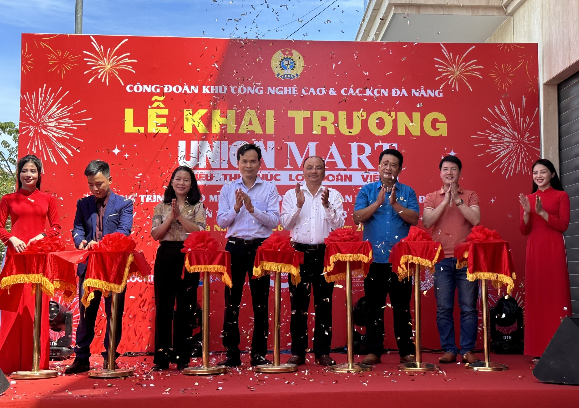 Siêu thị “Phúc lợi đoàn viên-Union Mart” thứ 2 tại Đà Nẵng chính thức hoạt động. Ảnh: P.N