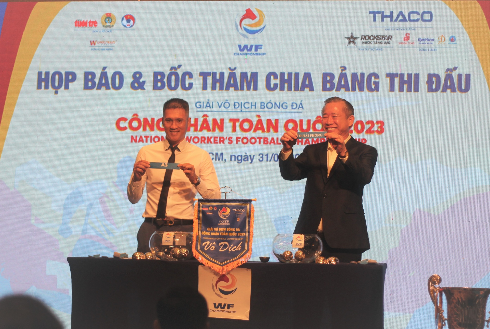 Giải bóng đá quy mô toàn quốc dành cho công nhân lao động lần đầu tiên được tổ chức