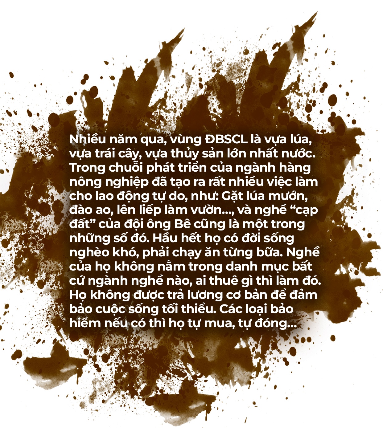 “Cạp đất” mà ăn “Cạp đất” mà ăn