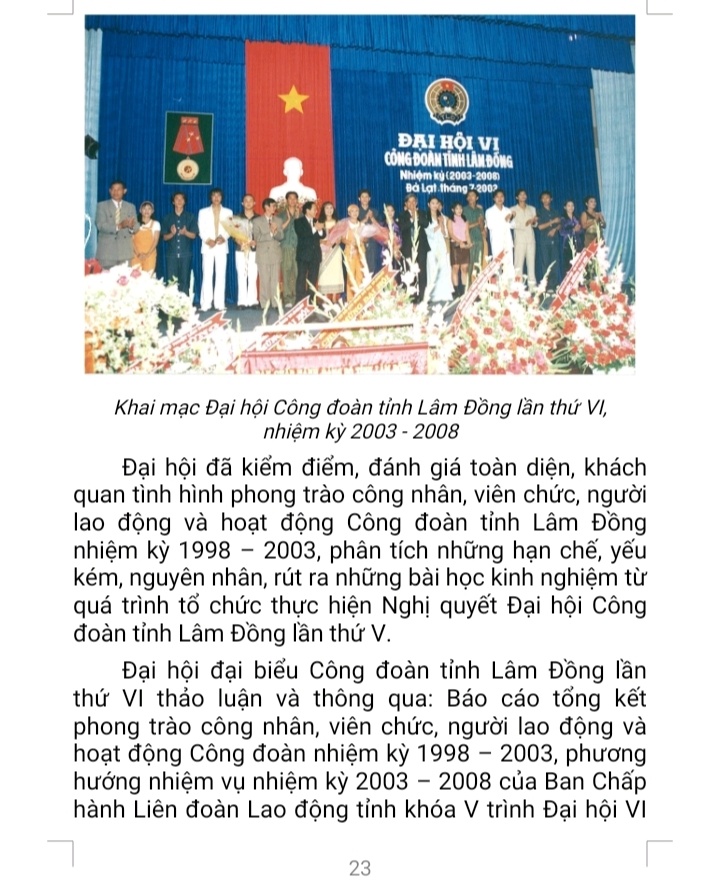 Xuất bản sách chào mừng Đại hội Công đoàn tỉnh Lâm Đồng lần thứ X Xuất bản sách chào mừng Đại hội Công đoàn tỉnh Lâm Đồng lần thứ X