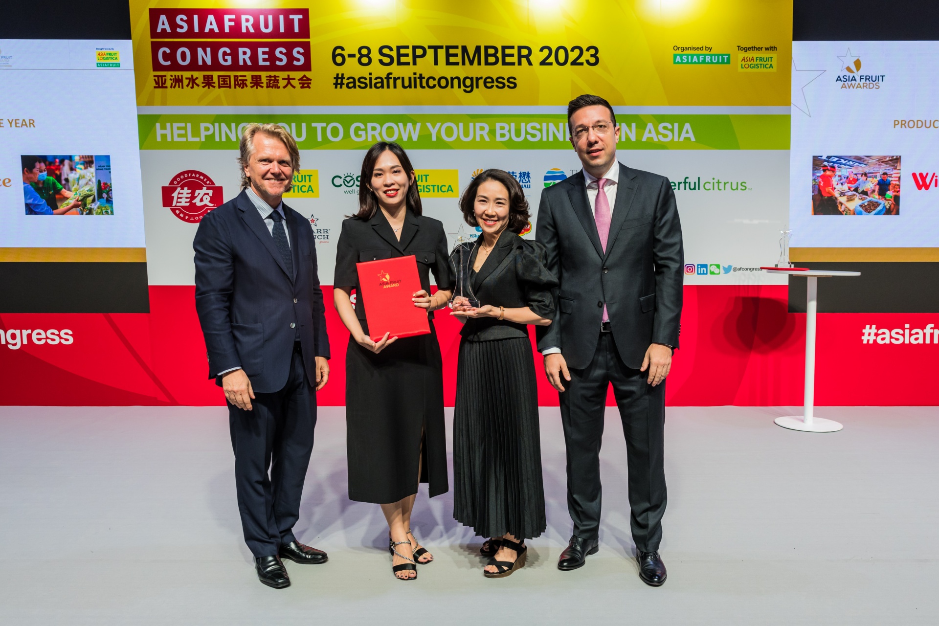 WinCommerce nhận giải “Nhà bán lẻ của năm” tại Asia Fruit Awards 2023