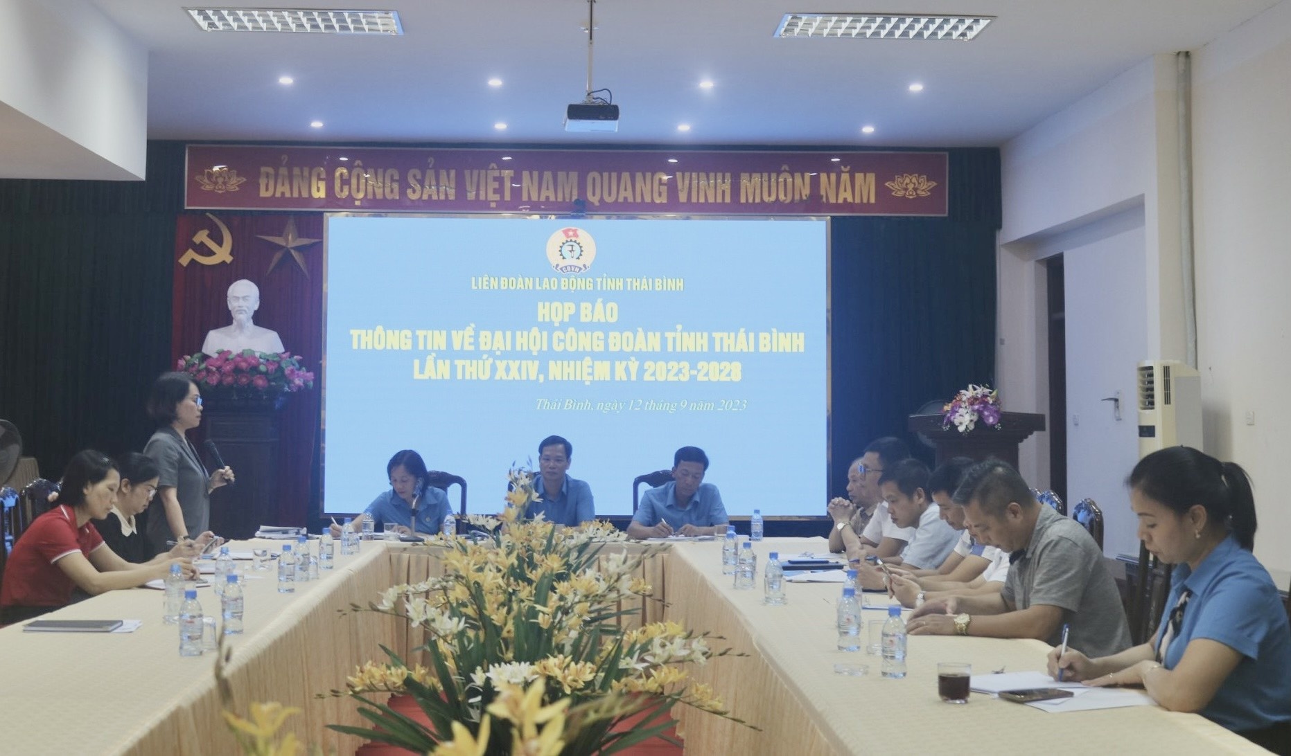 Công tác chuẩn bị Đại hội Công đoàn tỉnh Thái Bình lần thứ XXIV đã cơ bản hoàn tất Công tác chuẩn bị Đại hội Công đoàn tỉnh Thái Bình lần thứ XXIV đã cơ bản hoàn tất