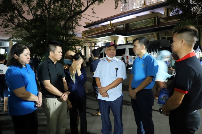 Chăm lo, tập trung cứu chữa đoàn viên, người lao động trong vụ cháy chung cư mini