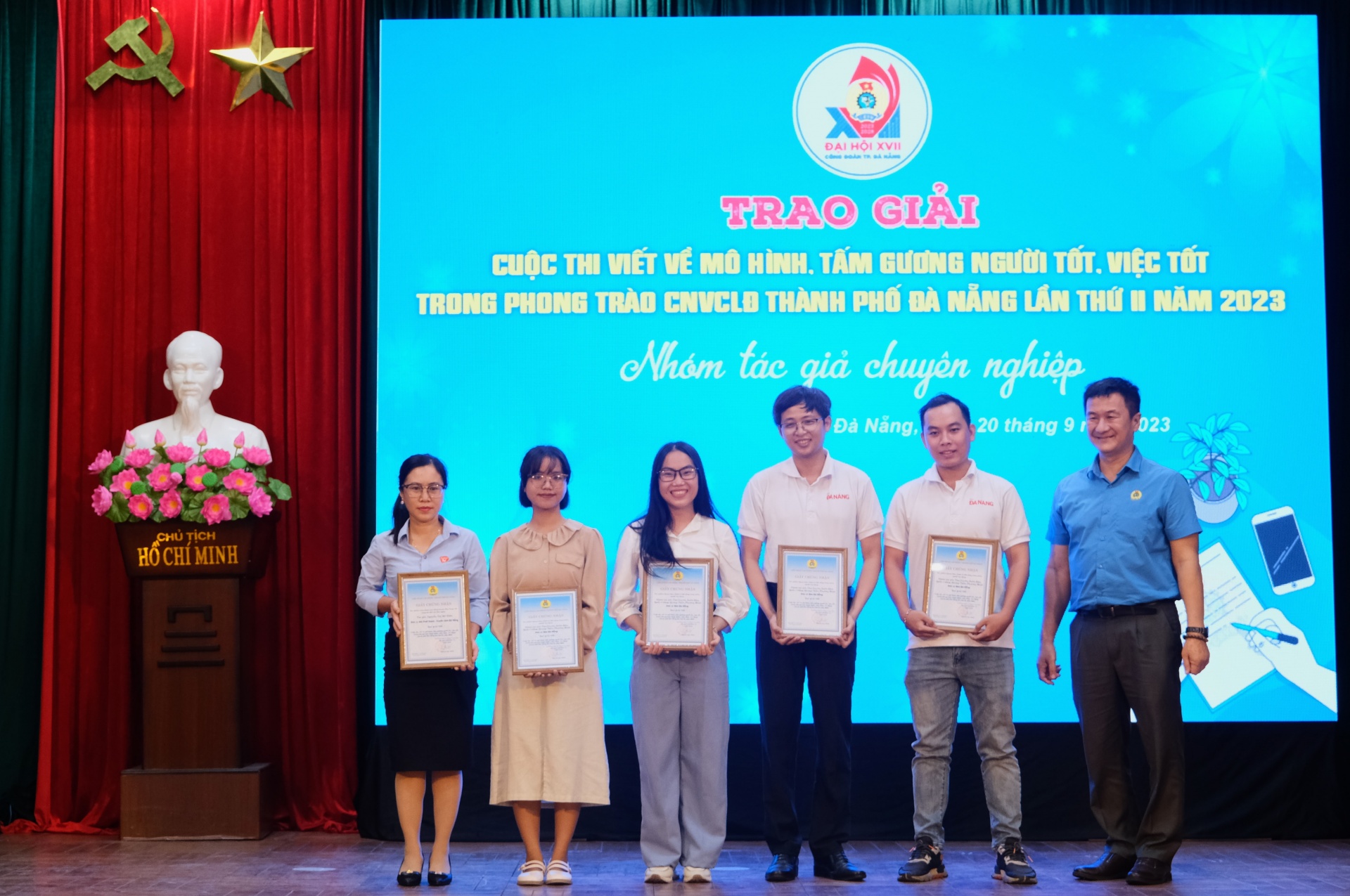 Đà Nẵng trao giải Cuộc thi viết về phong trào CNVCLĐ TP Đà Nẵng lần thứ II