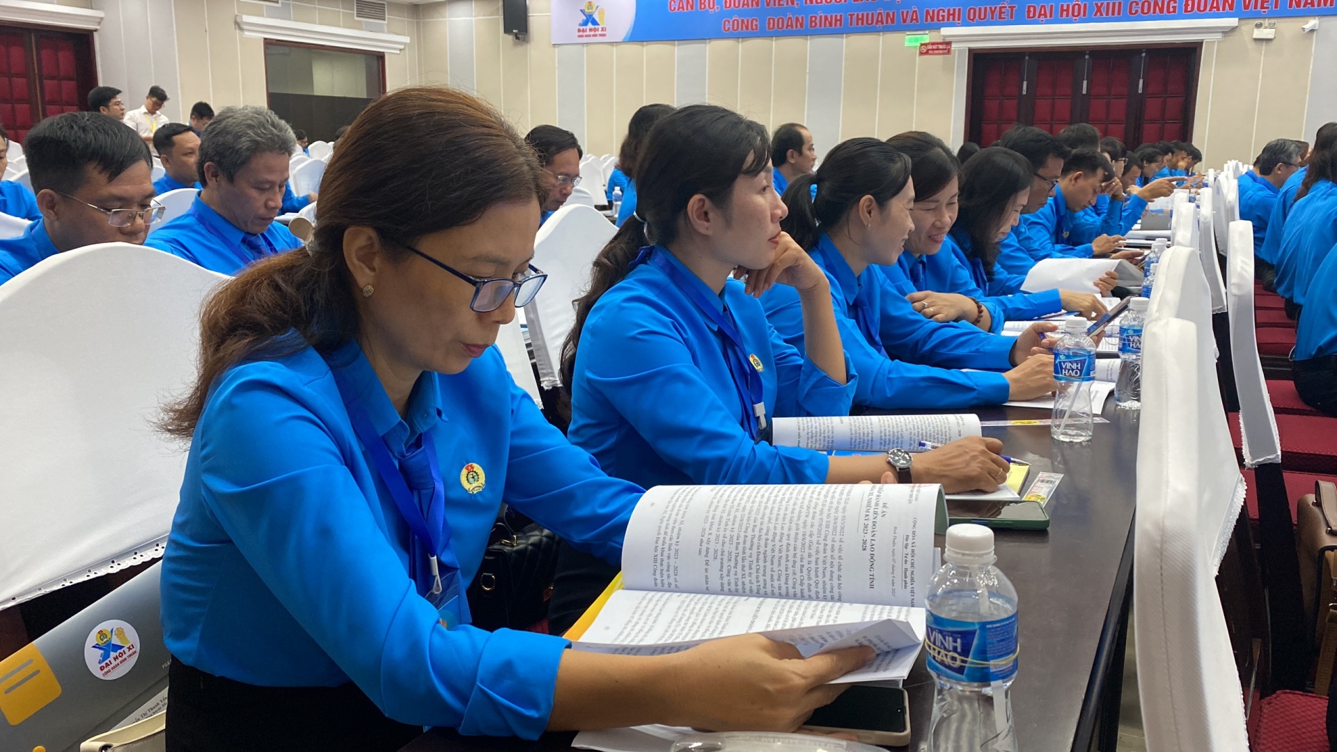 Đại hội Công đoàn tỉnh Bình Thuận lần thứ XI nhiệm kỳ 2023- 2028 chính thức khai mạc Đại hội Công đoàn tỉnh Bình Thuận lần thứ XI nhiệm kỳ 2023- 2028 chính thức khai mạc