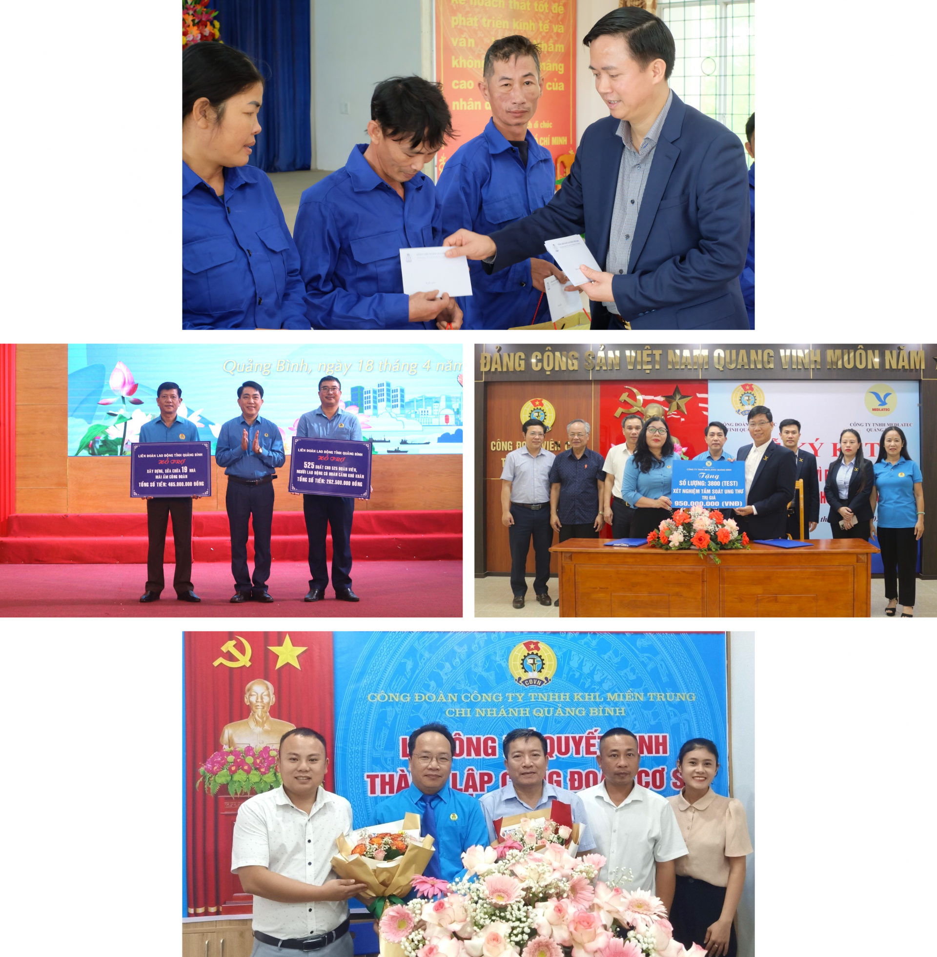 Công đoàn tỉnh Quảng Bình đóng góp rất lớn trong sự nghiệp phát triển kinh tế - xã hội Công đoàn tỉnh Quảng Bình đóng góp rất lớn trong sự nghiệp phát triển kinh tế - xã hội