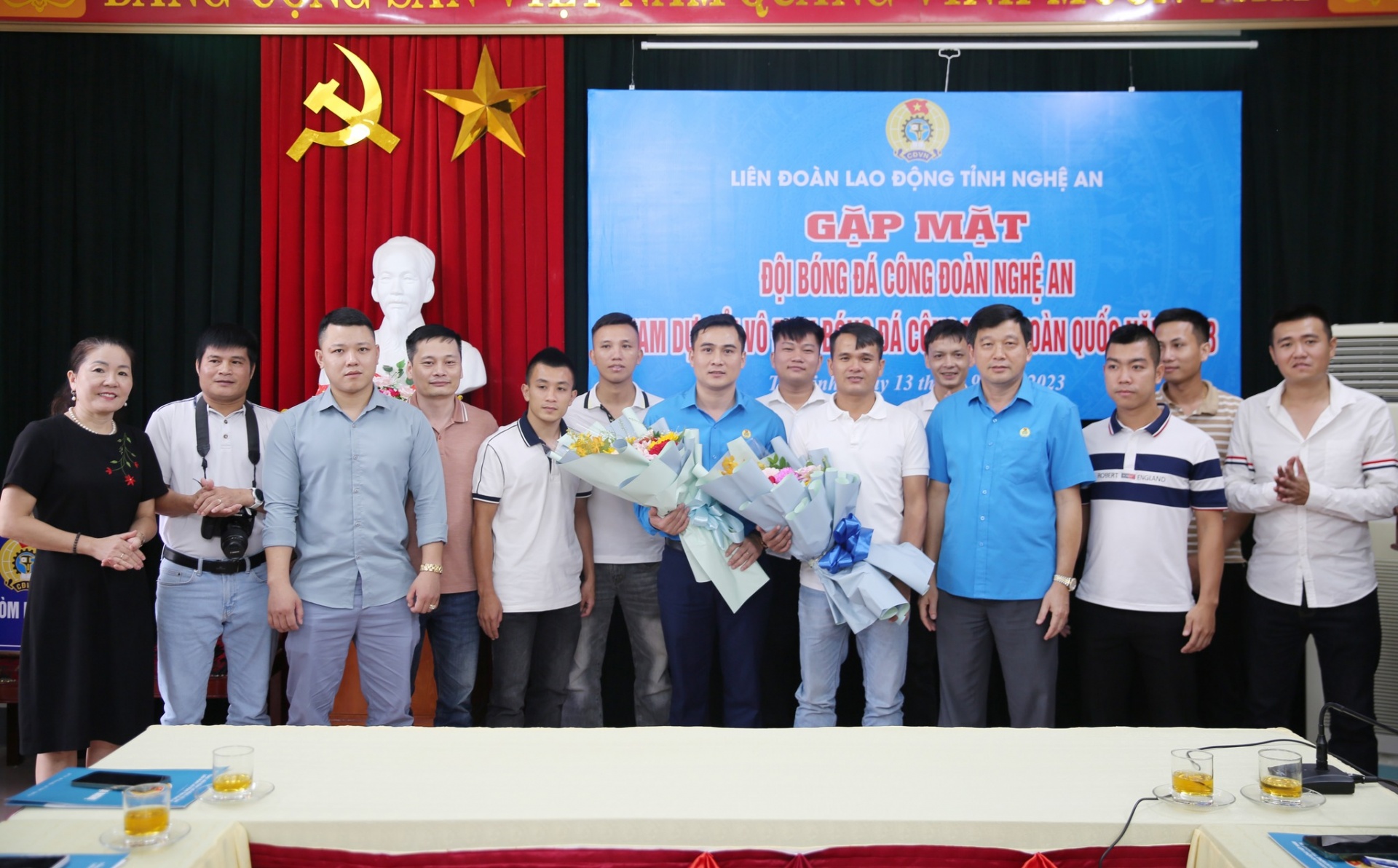 Nghệ An tổ chức chu đáo vòng loại khu vực 3 Giải bóng đá công nhân toàn quốc