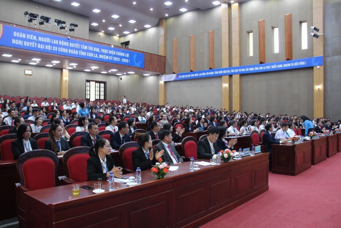 Khai mạc phiên thứ nhất Đại hội Công đoàn tỉnh Sơn La lần thứ XV, nhiệm kỳ 2023 - 2028