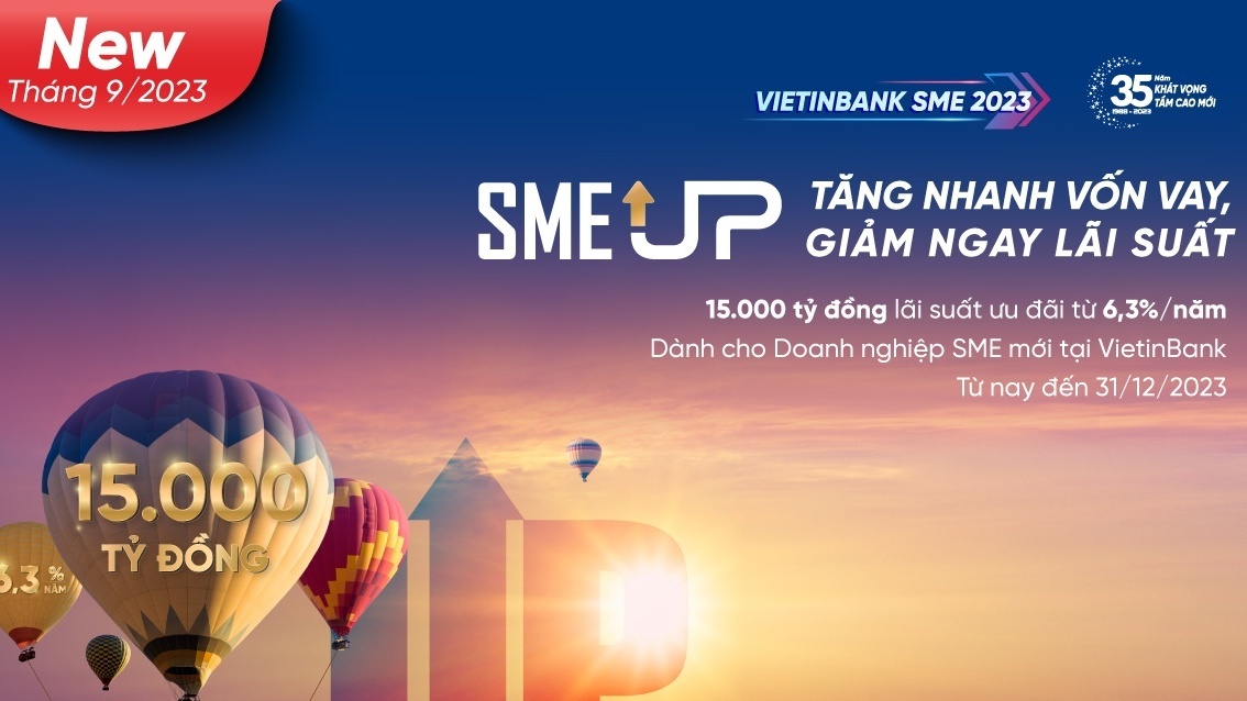 VietinBank tiếp tục giảm lãi suất cho vay doanh nghiệp vừa và nhỏ chỉ từ 6,3%