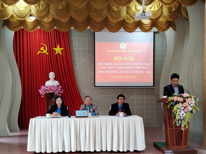 Phát động Giải báo chí về công nhân, Công đoàn tỉnh Lâm Đồng lần thứ II Phát động Giải báo chí về công nhân, Công đoàn tỉnh Lâm Đồng lần thứ II