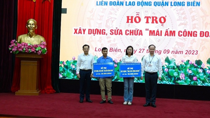 LĐLĐ quận Long Biên chăm lo tốt cho đoàn viên, người lao động