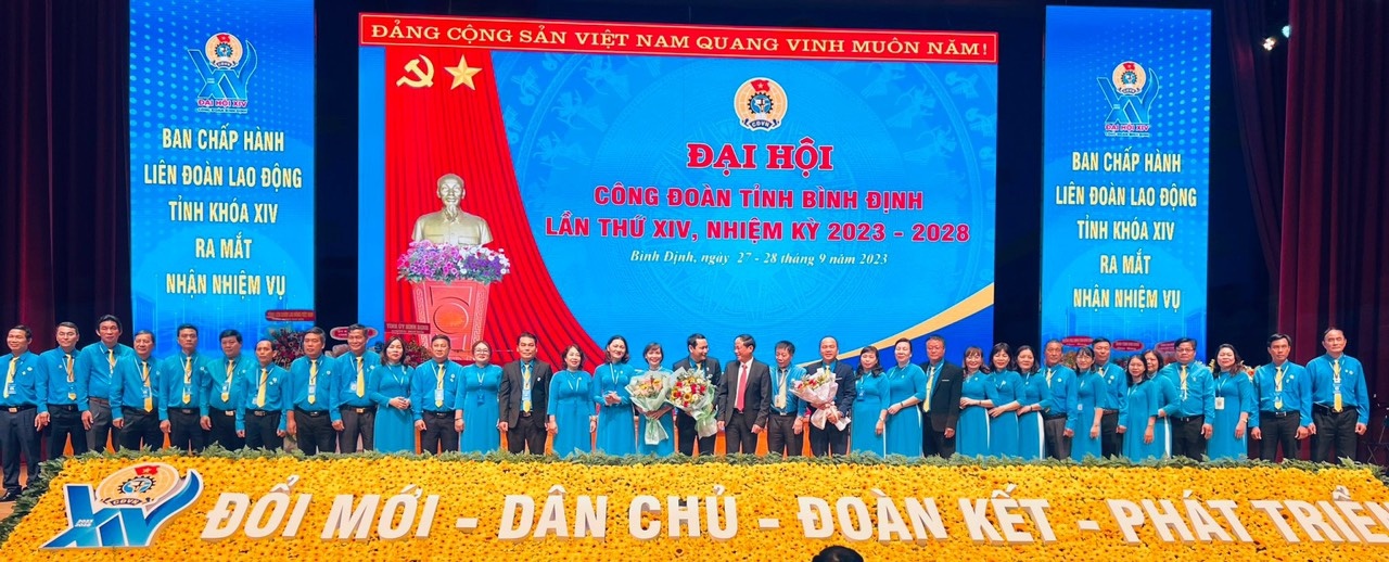 Đồng chí Hà Duy Trung tái đắc cử Chủ tịch LĐLĐ tỉnh Bình Định