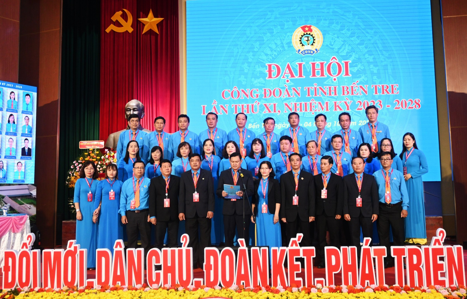 Đồng chí Nguyễn Phúc Linh tái đắc cử Chủ tịch LĐLĐ tỉnh Bến Tre Đồng chí Nguyễn Phúc Linh tái đắc cử Chủ tịch LĐLĐ tỉnh Bến Tre