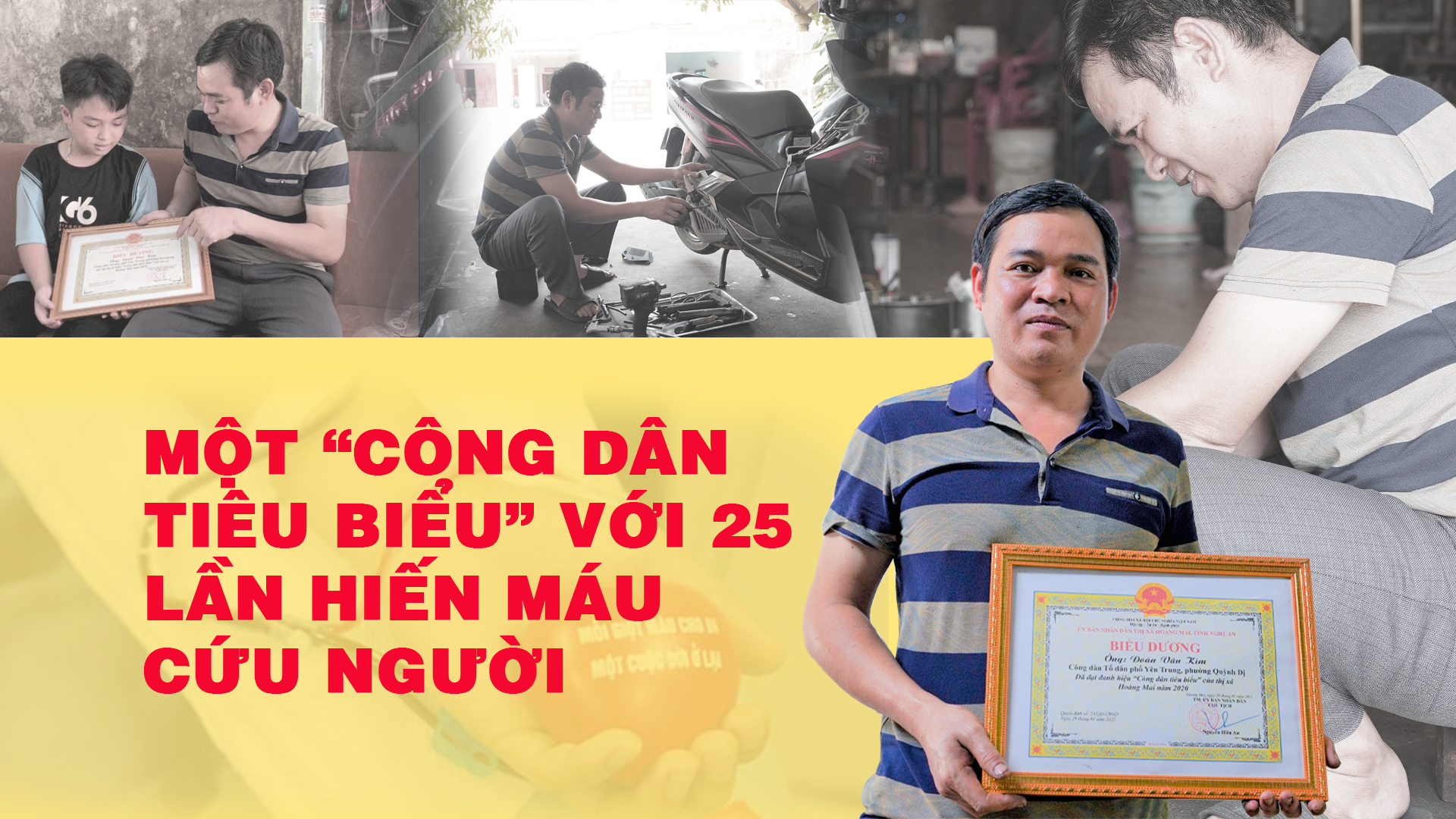 Một “công dân tiêu biểu” 25 lần hiến máu cứu người