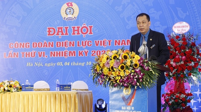 Đồng chí Đỗ Đức Hùng tái đắc cử Chủ tịch Công đoàn Điện lực Việt Nam khóa VI