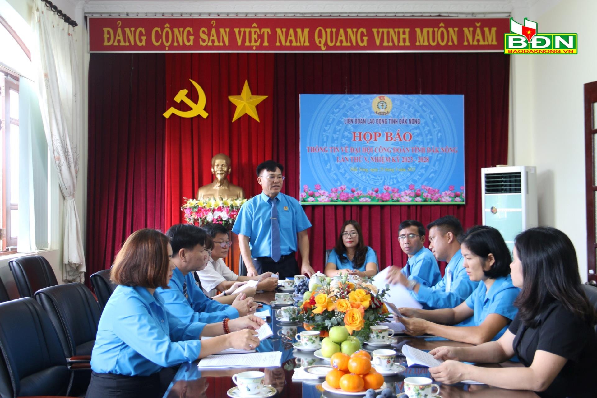 Đắk Nông sẵn sàng cho Đại hội Công đoàn tỉnh lần thứ V, nhiệm kỳ 2023 – 2028 Đắk Nông sẵn sàng cho Đại hội Công đoàn tỉnh lần thứ V, nhiệm kỳ 2023 – 2028