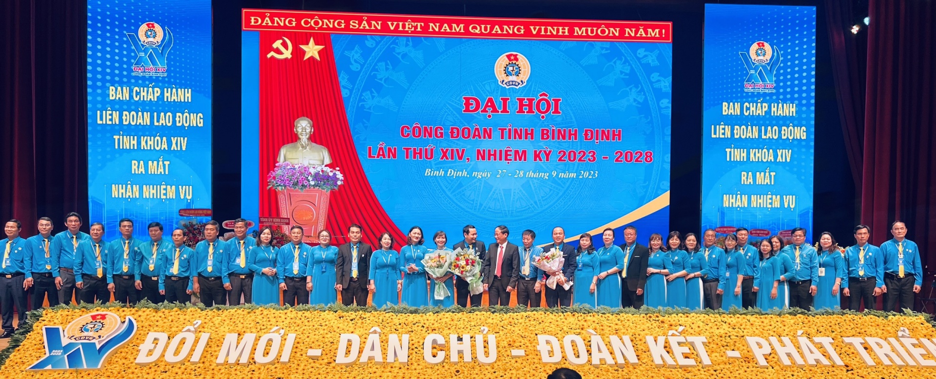 Chủ tịch LĐLĐ tỉnh Bình Định Hà Duy Trung: Tập trung thực hiện 03 khâu đột phá trong nhiệm kỳ mới Chủ tịch LĐLĐ tỉnh Bình Định Hà Duy Trung: Tập trung thực hiện 03 khâu đột phá trong nhiệm kỳ mới