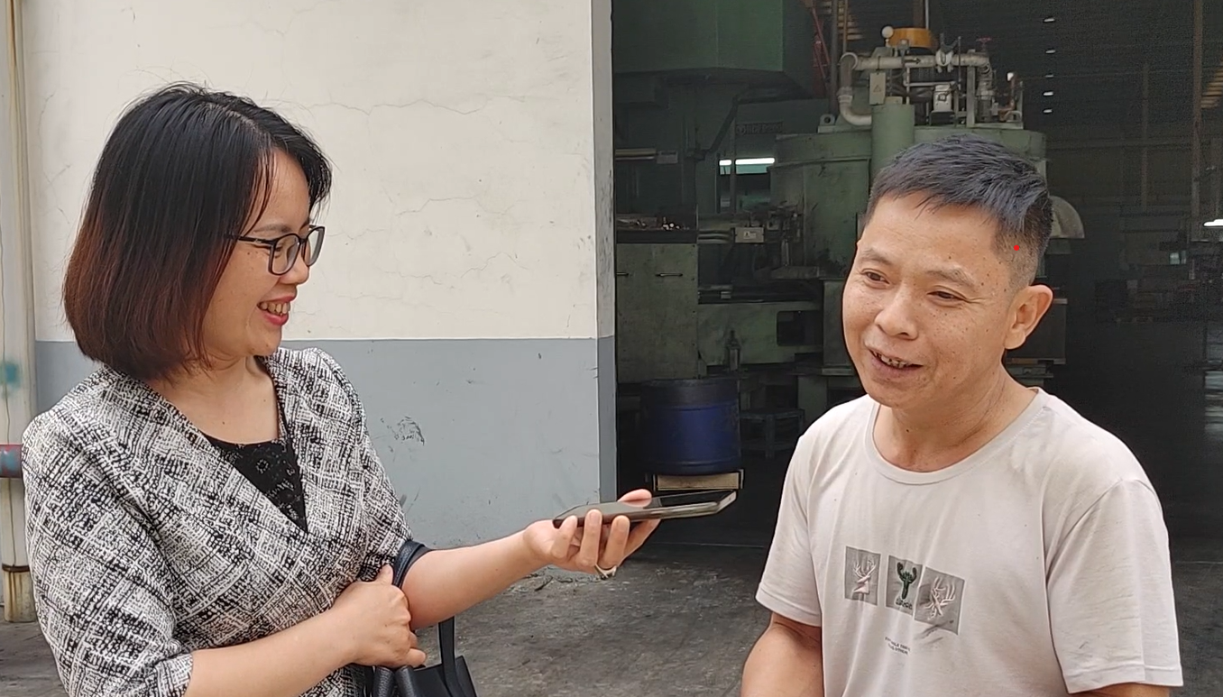 “Vẫn còn sức khỏe, vẫn được làm việc ở công ty là vui rồi!”