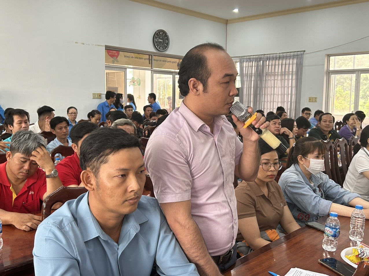 Khi “tiếng lòng” công nhân được lãnh đạo tỉnh lắng nghe Khi “tiếng lòng” công nhân được lãnh đạo tỉnh lắng nghe