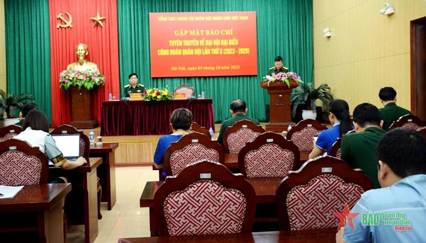 Đại hội Công đoàn Quân đội lần thứ X có ý nghĩa rất quan trọng