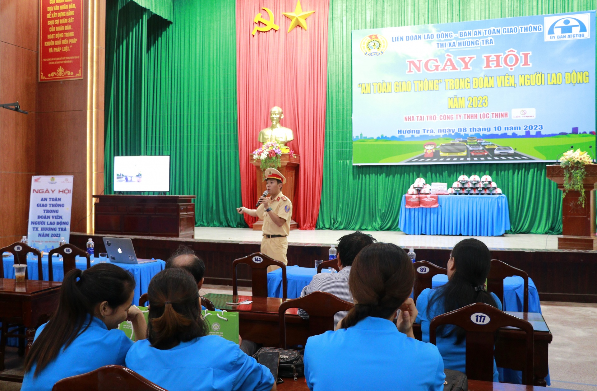 Ngày hội “An toàn Giao thông” trong đoàn viên, NLĐ: Sôi động, thiết thực