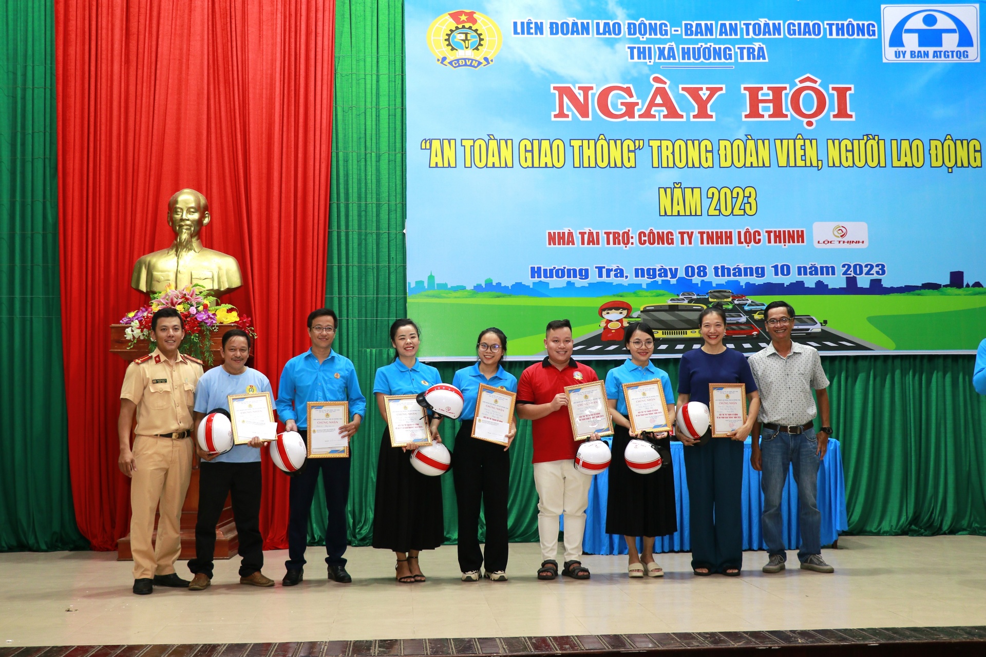 Ngày hội “An toàn Giao thông” trong đoàn viên, NLĐ: Sôi động, thiết thực